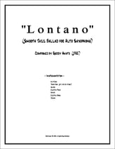 Lontano Jazz Ensemble sheet music cover